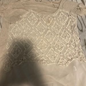 t-shirt with lace